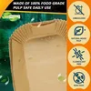 Backpapier für Heißluftfritteuse, 100 Stück 22x14cm – Produktbild-Vorschau 5
