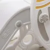 A close-up view of a white plastic children's slide, showing a detail of the rocket design and a screw head. Náhled obrázku produktu
