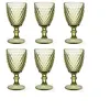 Vintage 6er-Set Farbige Weingläser und Trinkgläser mit Produktbild-Vorschau 4
