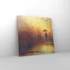 Bild auf Leinwand - Leinwandbild - Frau Regen - 50x50cm - Produktbild-Vorschau 4