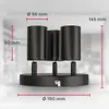 B.K.Licht I Plafonier 3 spots I Spots pivotants & Voir les images du produit 5