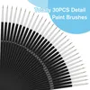 30 Stück Feine Pinsel Set, 3 Größen Modellbau Pinsel mit Produktbild-Vorschau 4