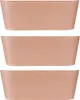 Pflanzschale Oval Kunststoff Rosabraun Deko Set 27×11×10cm Produktbild-Vorschau 3