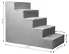 Mg Design Hundetreppe 5 Stufen in Silber - Stabiler Produktbild-Vorschau 4