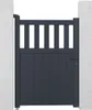 Gartentür aus aluminium 1m SANTIS H.140cm grau Produktbild-Vorschau 5