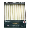 Hofer Kuželové svíčky - Ivory - 2,3 x 25 cm - Sada 30 Náhled obrázku produktu 6