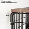 Obstschale Obstkorb Hängend 2 Etagen, Wandkorb Schwarz mit Produktbild-Vorschau 7