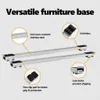 vidaXL Podstavec pod práčku 2 ks strieborný 72 x 5 x 4,5 cm Náhľad obrázku produktu 4
