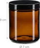 Relaxdays Salbentiegel, 12er Set, 240 ml, Braunglas, Tiegel Produktbild-Vorschau 4