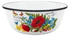 1,5 Liter Emaille Schüssel Blumen Rund  ca Ø 20 Retro Produktbild-Vorschau 1