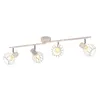 ZMH LED Deckenstrahler 4 Flammig Weiß E14 Metall Produktbild-Vorschau 9