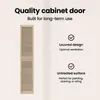 vidaXL Porte d'armoire 4 pièces Naturel 201 x 2,1 x 39,5 cm Voir les images du produit 5
