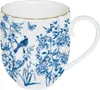 Becher, Tasse PARADISE GARDEN für 300ml weiß blau Porzellan Produktbild-Vorschau 1