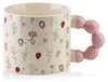 Becher porzellan AffekDesign Naria 9x14x8cm pastellgrün 1pc Produktbild-Vorschau 1