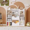 Scaffale per bambini bianco per giocattoli, libri e Anteprima dell’immagine prodotto 4