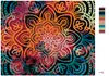 Zuty - Malen nach Zahlen - STRAHLENDES MANDALA, 40x50 cm, Produktbild-Vorschau 3