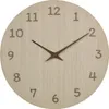 Wanduhr - dunkles Naturholz - D30 cm - Holz - Wanduhr - Produktbild-Vorschau 5