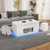 Sweiko 100x50x45cm Couchtisch 4-in-1 höhenverstellbarer Produktbild-Vorschau 6