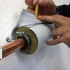 PVC Folienzuschnitt selbstklebend hellgrau für gedämmte Produktbild-Vorschau 5