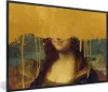 MuchoWow® Gerahmtes Poster Mona Lisa - Gold - Da Vinci Produktbild-Vorschau 1