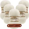 5 x ALIZE Angora Gold 1 Cream mit Label Produktbild-Vorschau 1