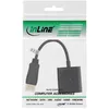 InLine 4043718126262, 0,15 m, DisplayPort, DVI-D, Męska, Podgląd zdjęcia produktu 2