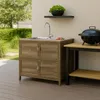 Outdoorspüle Gerti L Sonoma Holzoptik 83x82x43 cm (BxHxT) Produktbild-Vorschau 2