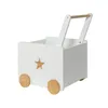 Dřevěný box na hračky s kolečky - úložný box do dětského Náhled obrázku produktu 2