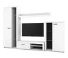 AX LIVING Spacoro Wohnwand weiß 270 cm breite, hochwertig, Produktbild-Vorschau 3