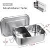 Jayseuw 800ml Brotdose ohne Plastik BPA frei brotdose Produktbild-Vorschau 2