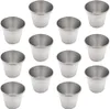 12 Stück Edelstahl-Schnapsbecher Trinken tragbare Produktbild-Vorschau 2