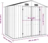 vidaXL Szopa ogrodowa zielona 205x129x183 cm stal Podgląd zdjęcia produktu 7