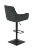 2er Set Barhoker Bistrohocker Dora - Bezug Velvet/Webstoff Produktbild-Vorschau 6
