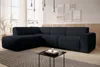 AX LIVING Canapé en L Didim L Gris foncé – 292 cm, élégant Voir les images du produit 1
