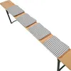 heimtexland ® Sitzkissen 4er Set  Bierbank Polster Auflage Produktbild-Vorschau 2