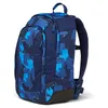 A blue camouflage backpack is shown against a white background. Produktbild-Vorschau
