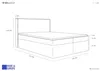Boxspringbett 180x200 cm mit Bettkasten, Gepolstert Produktbild-Vorschau 3