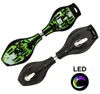 Groene Waveboard mit LED-Lichtern – Streetsurfing Produktbild-Vorschau 1