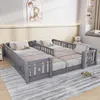 Łóżeczko dziecięce INONEFT, 90 x 200 cm, drewniane łóżeczko Podgląd zdjęcia produktu 4