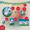 70-tlg. Fußball Fan Party Set für Kindergeburtstag Produktbild-Vorschau 2