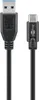 Goobay 67890, 1 m, USB A, USB C, 5 Gbit/s, Černá Náhled obrázku produktu 1