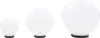 vidaXL LED-Gartenleuchten-Set 3-tlg. Kugelförmig 20/30/40 Produktbild-Vorschau 3