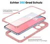 An exploded view of a phone case, showing its layers and how it protects a smartphone. Produktbild-Vorschau