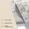 Tapiso Läufer CRYSTAL Modern Grau Gold Wohnzimmer  80 x 300 Produktbild-Vorschau 11