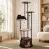 KOMFOTTEU, albero per gatti di 183 cm, tiragraffi per gatti Anteprima dell’immagine prodotto 10