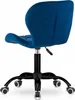 Valora NOTO Drehstuhl Samt Marineblau | Drehstuhl mit Produktbild-Vorschau 6