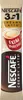 A Nescafe 3in1 Creamy Latte stick with a depiction of a cup of coffee. Produktbild-Vorschau
