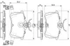 Bosch Bremsbelagsatz, Scheibenbremse  0 986 424 661 Produktbild-Vorschau 1