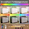 Flieks Kommode Sideboard mit LED, Wohnzimmerschrank mit 3 Produktbild-Vorschau 5