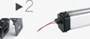 A close-up view of two components, likely for an e-bike battery, with a number '2' and a play button icon indicating a step in an assembly or instructional process. Anteprima dell’immagine prodotto